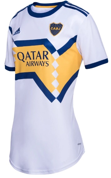 Camisa feminina oficial Adidas Boca Juniors 2020 2021 II